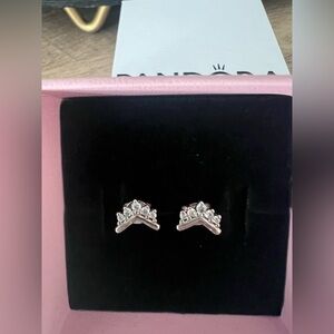 Pandora Silver Tiara Earrings